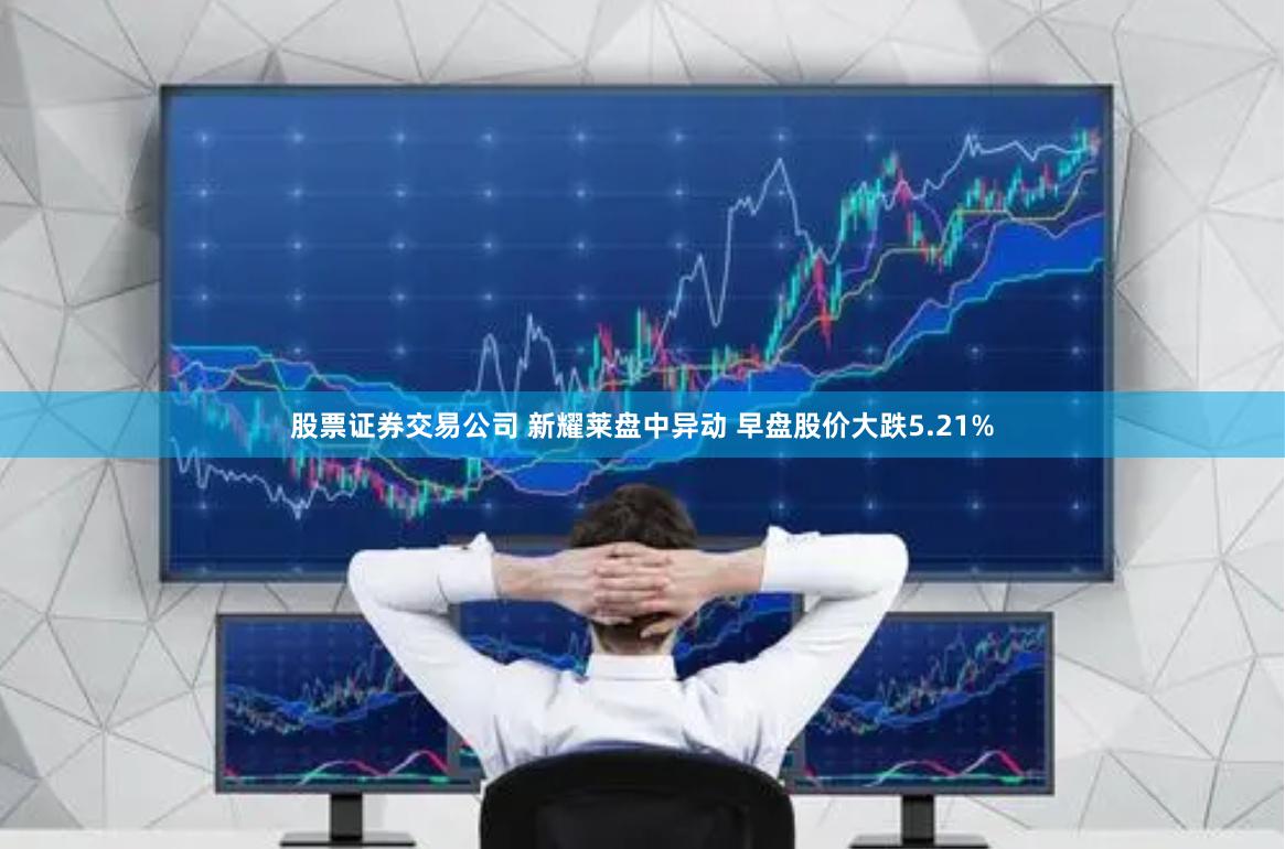 股票证券交易公司 新耀莱盘中异动 早盘股价大跌5.21%